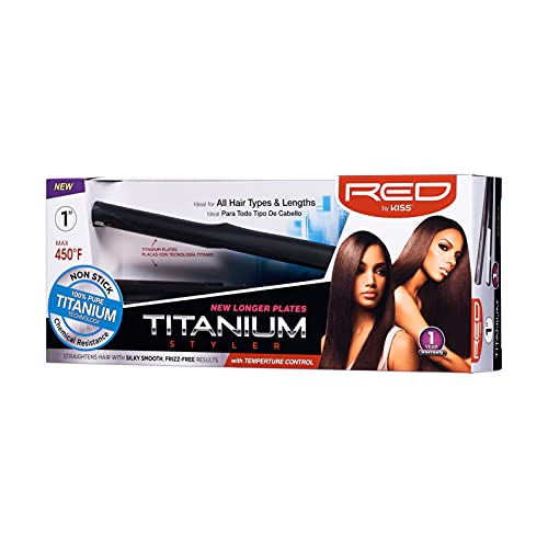 Plancha de Pelo de Titanio 1 pulg con Control de Temperatura miniatura 5
