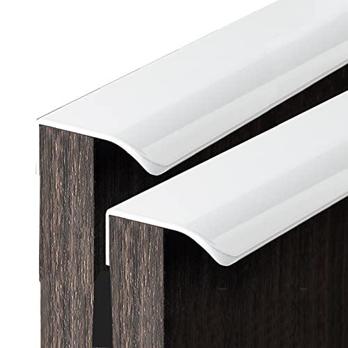ZhangXX Tirador de Puerta, Tiradores de Armario, Tiradores de Puerta, Tiradores de Armario, 2 Piezas, Tiradores Ocultos para Muebles, Tiradores Ocultos, Esquinas Redondeadas, Tiradores de Armario, c