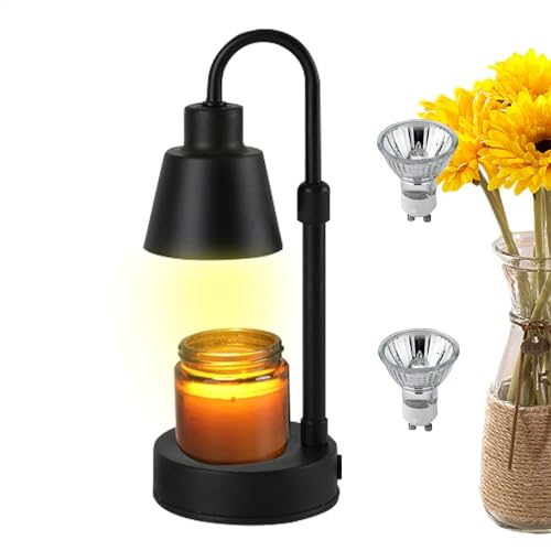 Calentador De Velas Eléctrico - Lámpara Calentadora De Velas, Lámpara De Vela Regulable | Difusor De Fragancia Para El Hogar, Calentador De Velas Eficiente, Derretimiento De Cera Con Temperatura Ajust