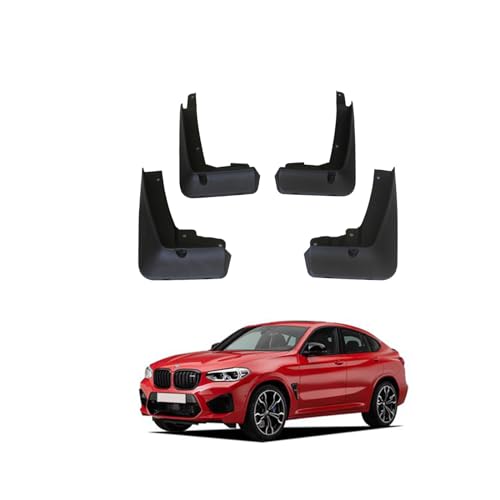 Bavettes Anti-Éclaboussures Couvre Kit BMW X4 M Sport finition haut de gamme