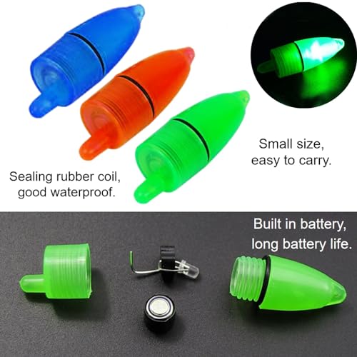 image for SenseYo 15 Pcs Fishing Bells Clips Fishing Rod Alarm with Dual Alert B