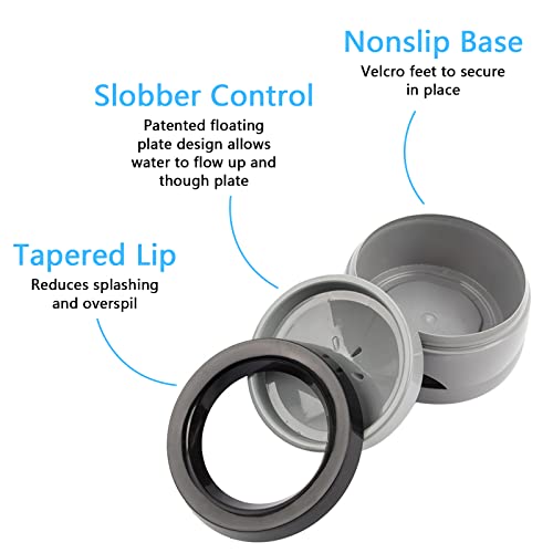 Wassernapf für Hunde 750ml Anti-Schwapp Fressnapf Hund Unterwegs Plastik Abnehmbar Tragbar Wasserschüssel Kein Verschütten Auslaufsicher Hundenapf Reise Trinknapf - Image 5