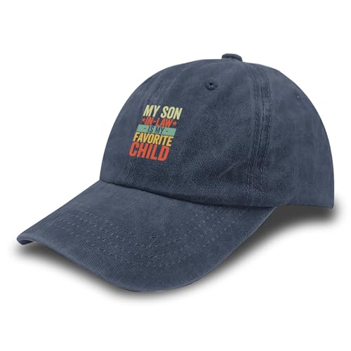My Son-in-Law is My Favorite Child Hat Women Funny Baseball Hat Funny Birthday Gifts2