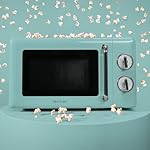 Cecotec Mikrowelle Proclean 3010 Mechanische, 20 L Retro Blue 700 W in 6 Stufen, Timer bis zu 30 Minuten, Auftaumodus, Vintage-Design in Blau, Stahl-Finish – Bild 3