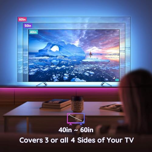 TK99SW LED Strip Lights 4M, TV Led Lightsfor 50-65 Inch with Remote/APP Control - Image 4