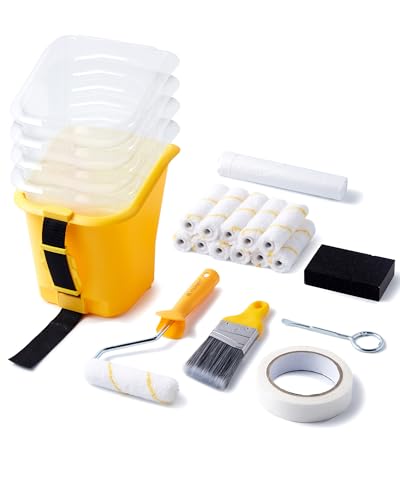 Image of Voomey Paint Bucket Hand Held & Paint Cup Kit for Repairs & Small Projects