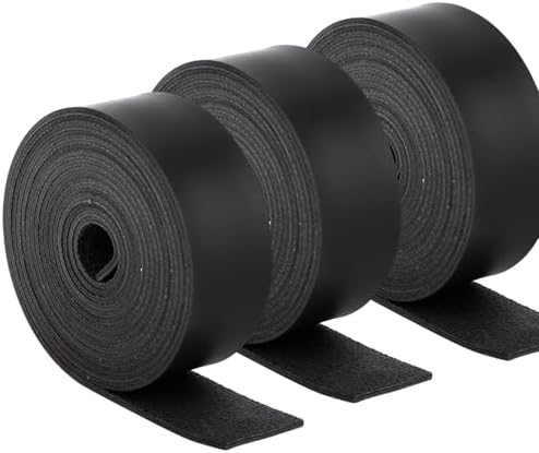 3PCS 1 Inch Leather Strap, Faux Leather Strips, 79 Inches Long 2m...