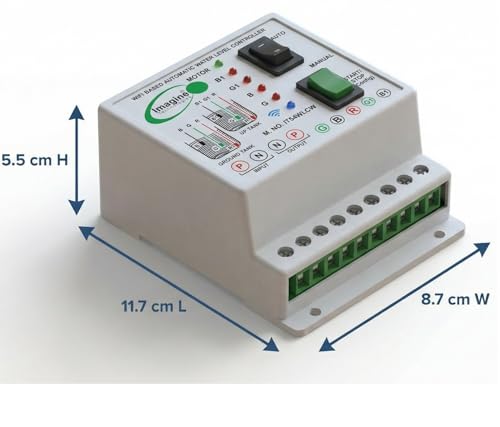 Image of Smart WiFi Based Fully Automatic Water Level Controller With Dry Run Protection | Smart Water Pump Controller | Supports Up to 2 HP Motor | App Control with Alexa & Google