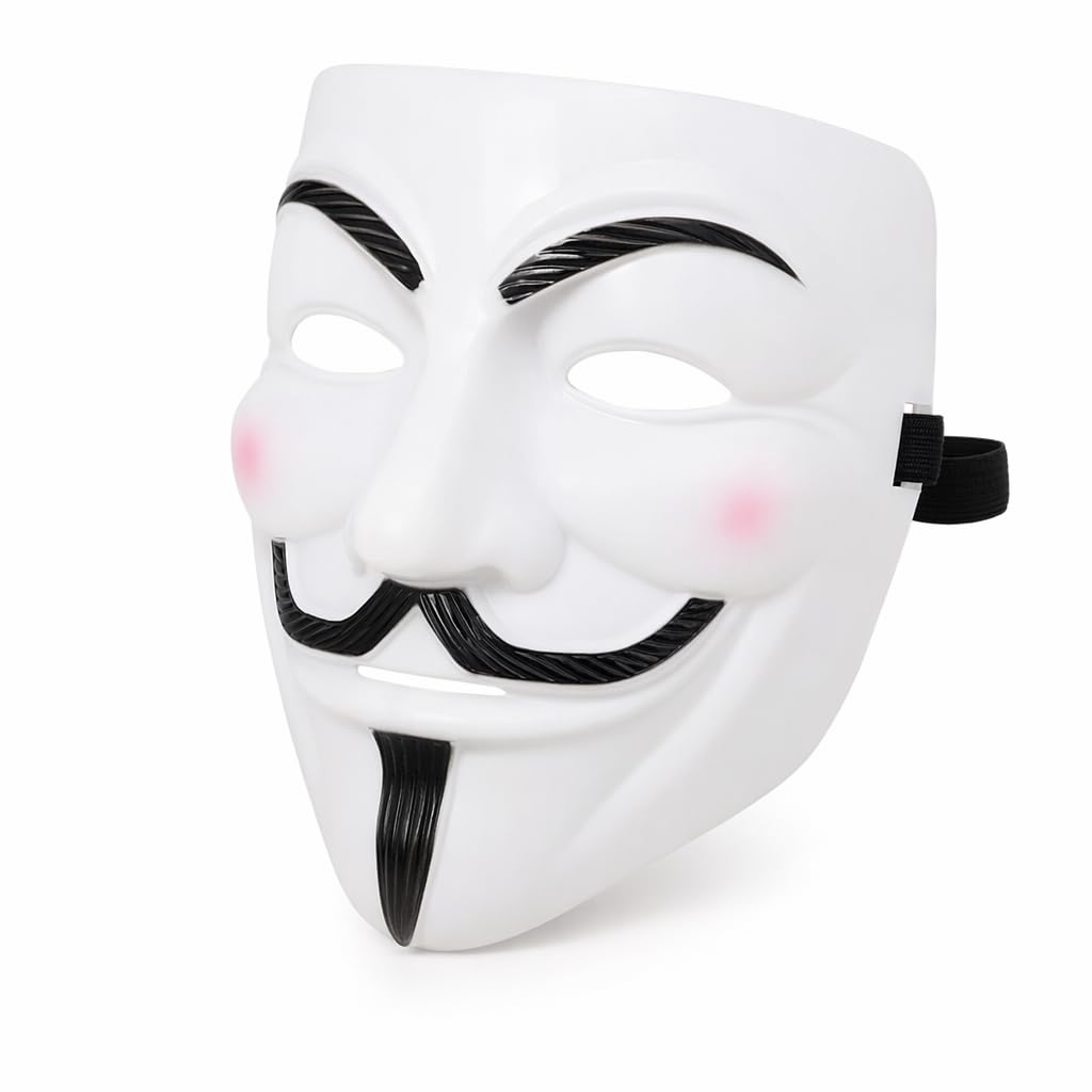 Eivxxky Joker Mask, V Mask for Cosplay and Halloween