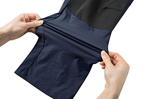 Tacvasen Men's Hiking Pants Quick Dry Reinforced Knees Water-Resistant Pants With Zipper Pocket Navy, 30 #TOP5