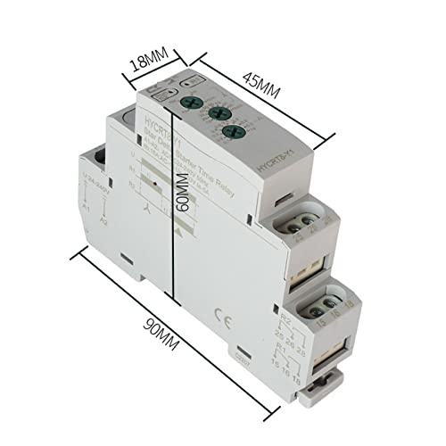 Démarreur moteur HYCRT8-Y pour retard étoile triangle AC230V LED