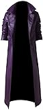 Injustice 2 Joker Cosplay Purple Costume Outfit for Halloween (XXL)