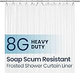 LiBa Bathroom Shower Curtain Liner - Waterproof Plastic Shower Curtain Premium PEVA Non-Toxic Shower