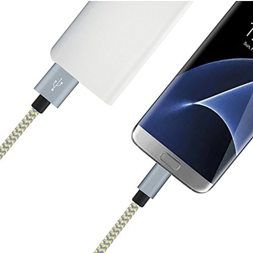 PeziMu Cavo Micro USB,[3 Pack] (1M 2M 3M) USB Cavo...