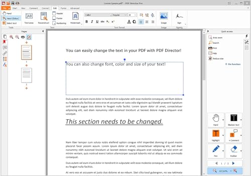 Image of PDF Director 2 Plus - Edit, Create, Scan and Convert PDFs - compatible with Win 11, 10, 8 and 7