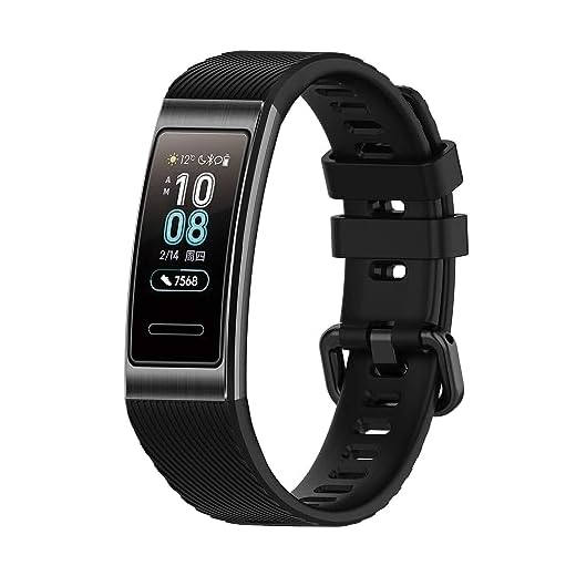INF Ersatz Armband für Huawei Band 3/3 Pro / 4 Pro TPU Fitness Uhrenarmband