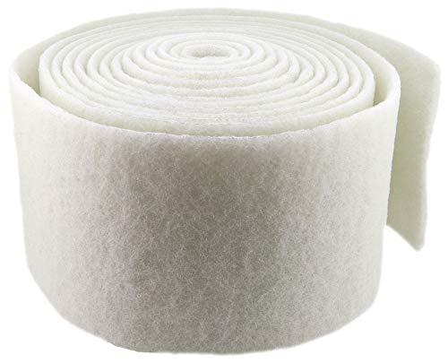 Rollo Estropajo Fibra Abrasiva 15 Centímetros 6 Metros. Color Blanco. Limpieza profesional