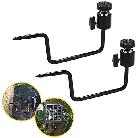 2-Pack Adjustable Trail Camera Mount Brackets Cover