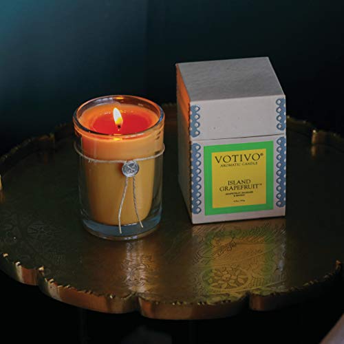 Votivo 6.8Oz Aromatic Candle-Island Grapefruit #TOP1