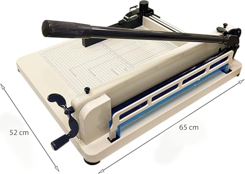 Guilhotina Semi Industrial de cortar papel 400 Folhas A3 A4 A5 A6 Profissional com trava de seguranç