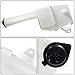 Auto Dynasty - TO1288175 Factory Style Car Windshield Washer Reservoir Tank - Cap | Fluid Level Sensor | Washer Fluid Pump - Compatible with Toyota Sienna 04-14, White