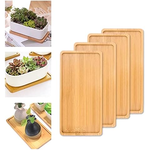 Favengo Bandeja Bambú Rectangular 4 Pcs Cover