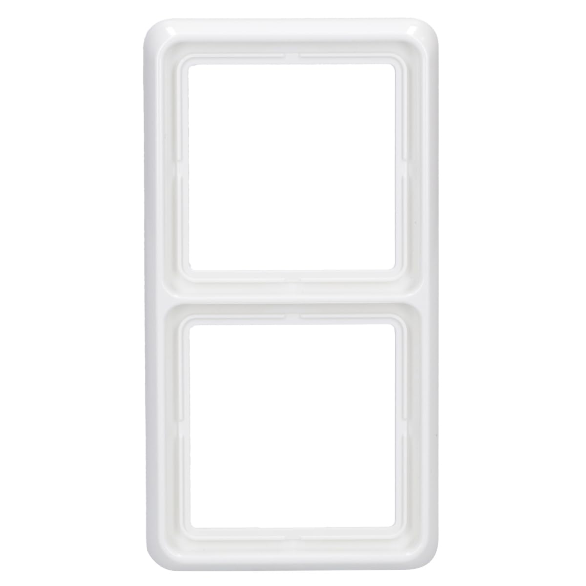 JUNG CD582WW Macro, Duroplástico, Resistente al Rayado, Brillante Blanco Alpino, Doble, 81 X 152mm