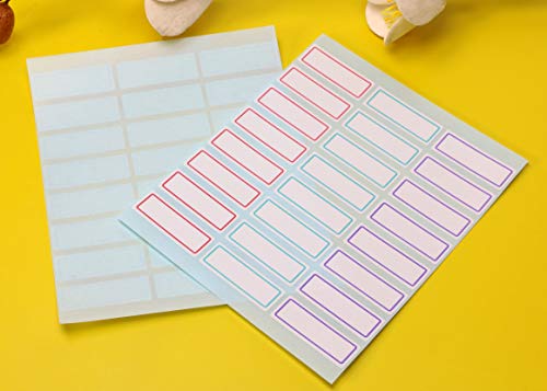 Onlykxy 240 Count File Folder Labels, Name Labels, Adhesive Labels, Rectangle Label Stickers, File Folder Labels Name Filing Envelopes Label Stickers #TOP2