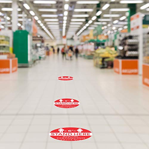 Confezione da 5 adesivi per pavimento da 30,5 cm