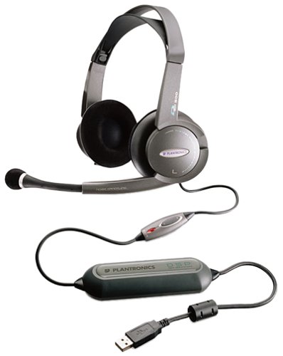 Poly + Polycom) DSP-500 Digitally-Enhanced USB Gaming/Multimedia Stereo Headset and Software