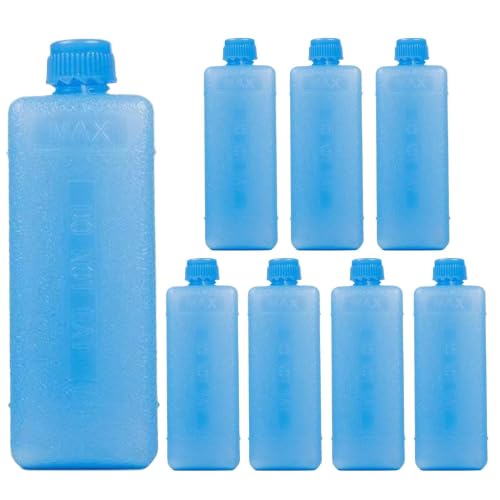 Djeyzusy Bloques hielo | Paquetes congelador | Paquetes hielo 8 piezas para portátil, refrigerador, bolsas frías, almacenamiento alimentos | Bloques congeladores larga duración para acampar, picnics