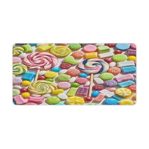 Sweet Candy Backdrop Desk Pad Large Office Desk Mat miniatura 1