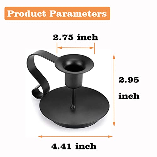 Wrought Iron Candle Holders, Candlestick Holders For Taper Candles, Decorative Candlestick Holder For Wedding, Dinning, Party, Fits 3/4 Inch Thick Candles (B) #TOP1
