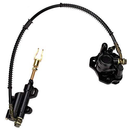 Image of HIAORS Rear Disc Brake Master Cylinder Caliper Assembly for Tao tao Coolster 125cc 110cc Chinese ATV 4-Stroke 90cc 70cc 50cc Kazuma Baja SunL NST Roketa Loncin Lifan Vitacci Quad 4 Wheeler Parts