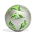 adidas MLS Club Soccer Ball, Silver Metallic/Green, 4