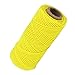 FRELEAN Diving Reel Line Replacement | Wearproof Nylon Rope for Finger Spool Reels | High Visibility Fluorescent Yellow | Round & Strong for Buoys/Boats/Diving | 100M Length (46 Meters)