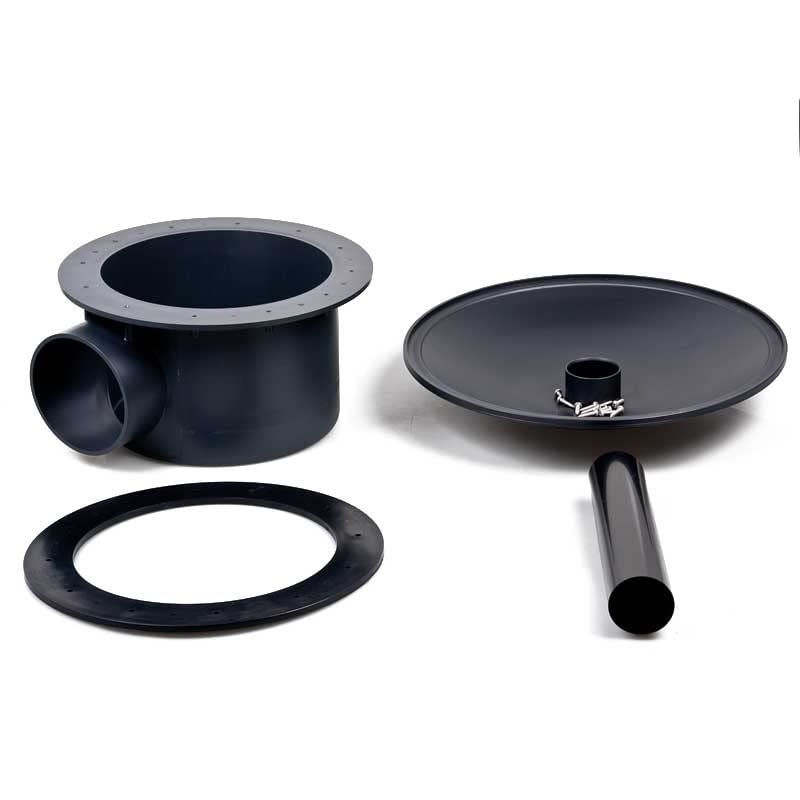 Teichpoint Bodenablauf 110 mm schwere Ausführung für Koiteich Fischteich Gartenteich…