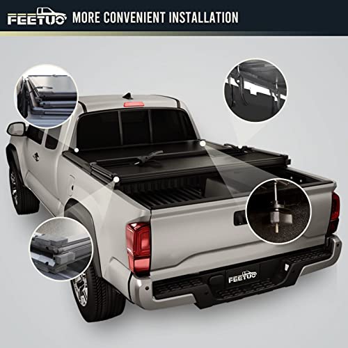 Feetuo FEH093 Frp Hard Tri-Fold Tonneau Cover Truck Bed thumb #4