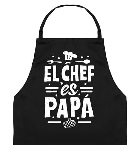 Latostadora Delantal Personalizado Dia Padre Regalo - Delantales Cumpleaños - Ideas Regalo Navidad Cocinero Chef - Regalo Padre Primerizo Original Super Papa Abuelo