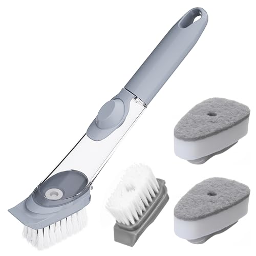 Ferizzia Cepillo Limpieza, Cepillos para Platos de Cocina, Juego de Cepillo para Lavar Platos, Herramientas de Limpieza Doméstica para Vajilla, Ollas, Bañera, Baldosas, Encimeras