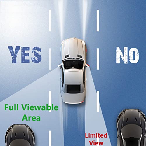 Blind Spot Mirrors 2 Pack-3 Inch Oval Rear View Convex Mirror For Cars/Suvs/Motorcycles/Trucks/Trailers/Snowmobiles/Bicycles/Rv?S/Boats/Golf Carts With Rust Resistant Frame-Hd Real Glass #TOP5