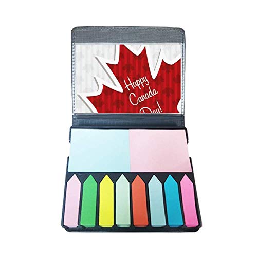 Note auto-stick feuille d'érable de qualité supérieure avec boîte de rangement
