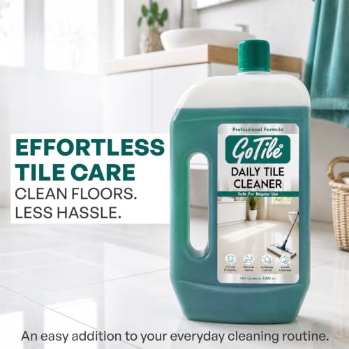 Image of GoTile Pro Daily Tile Cleaner 1L | All Purpose Tile, Floor & Wall Cleaner | Removes Grease, Dirt & Tough Stains | Restores Shine to Tiles | Daily Tile Floor Cleaner | Trusted by Professionals