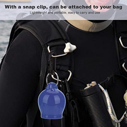 Alomejor Duik Siliconen Mondstuk Draagbare Scuba Duiken Skum-Ball Regulator Mondstuk Cover met Sleutelhanger Clip - Image 6