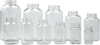 Qorpak PLC-06884 PET Packer Bottle with 38-400 White Polypropylene SturdeeSeal PE Foam Lined Cap, 6.75 oz, Clear (Pack of 335)