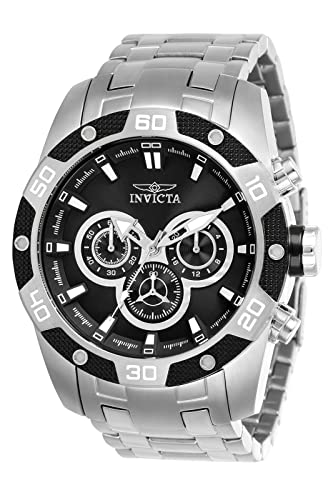 Invicta Men's Speedway Quartz Stainless-Steel Strap, Silver, 26 Casual Watch (Model: 25838)