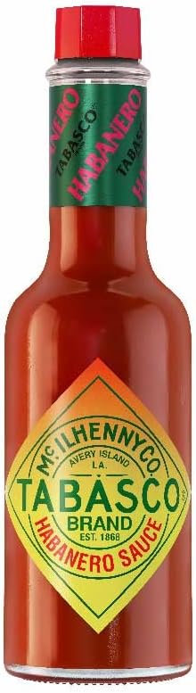 - Tabasco Habenero Pepper Sauce 60 ML, Non-GMO Project Verified, Vegan, Gluten free