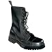 Produktbild Boots & Braces - 10 Loch Stiefel Rangers Schwarz Größe 45 (UK11)