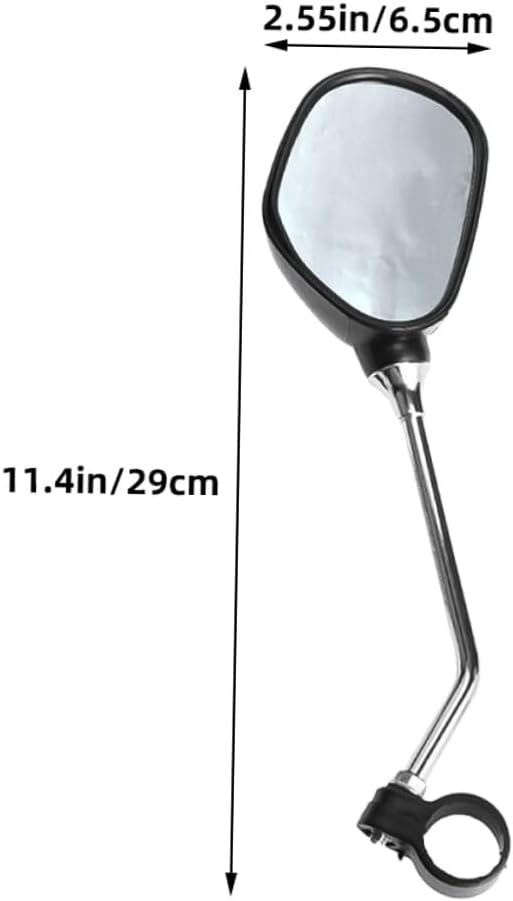 SUPVOX 2 Pairs Mountain Bike Rearview Mirrors for Handlebars, Lightweight Shockproof Bicycle Rear View Mirror Set, Universal Fit for Road and Electric Bikes, Easy Installation for Cycling