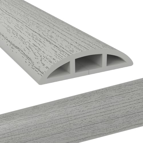 Image of Eapele Floor Cord Cover 10ft Cord Covers for Wires on Floor, Heavy Duty Extension Cord Cover, Rubber Floor Cable Cover, Prevent Trip Hazard for Sidewalk Home Office Outdoor or Indoor Settings